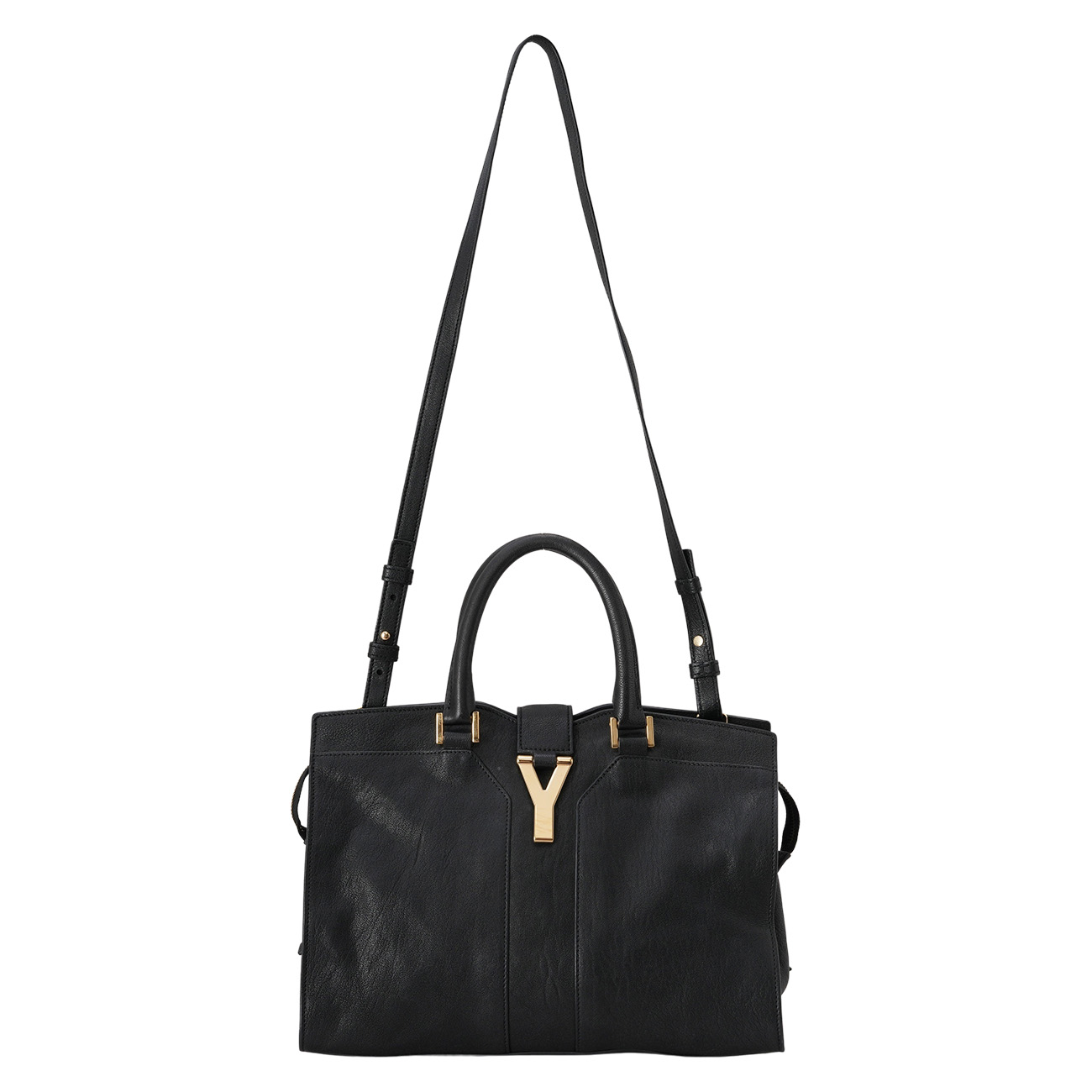 YVES SAINT LAURENT(USED)생로랑 400666 카바스 토트겸 숄더백